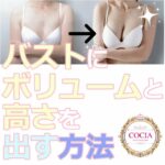 バストにボリュームと高さを出す方法 - バストアップ専門家！美胸セラピストCOCIAのタメになるブログ